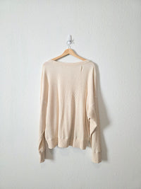 Aerie Oversized Waffle Tee (L)