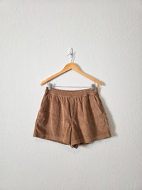 Aerie Brown Cord Shorts (M)