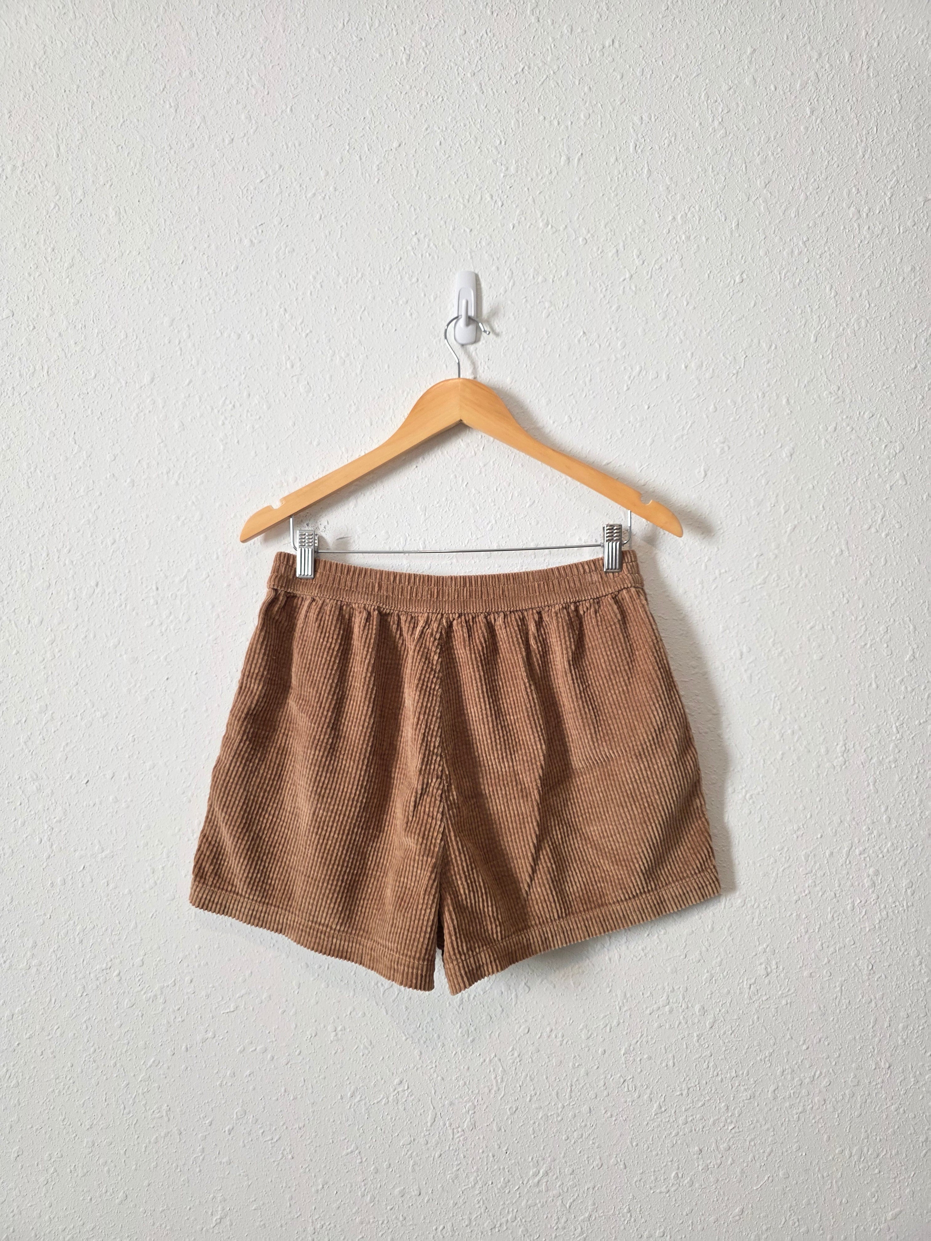 Aerie Brown Cord Shorts (M)