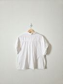 Banana Republic White Cotton Top (L)