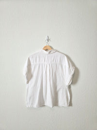 Banana Republic White Cotton Top (L)