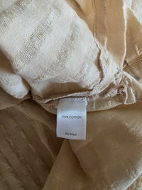 Neutral Textured Button Up (S)