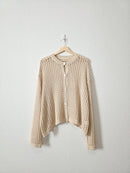 Crochet Knit Cardigan (2X)
