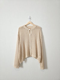 Crochet Knit Cardigan (2X)