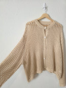 Crochet Knit Cardigan (2X)