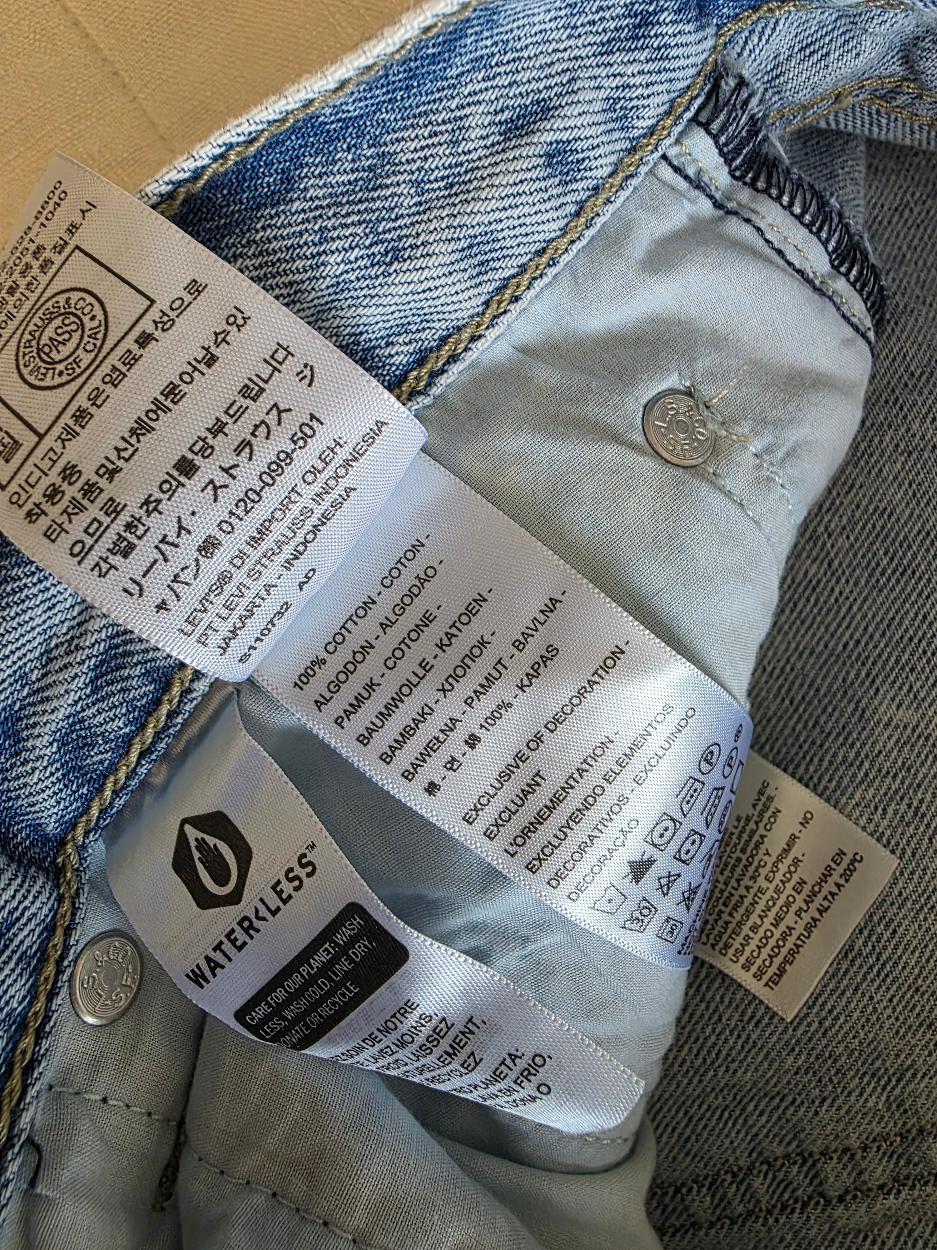 NEW Levi's Low Pro Straight Jeans (30)