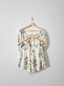 Abercrombie Green Floral Set (S/M)