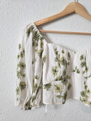 Abercrombie Green Floral Set (S/M)