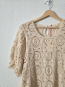 NEW Crochet Knit Blouse (XL)