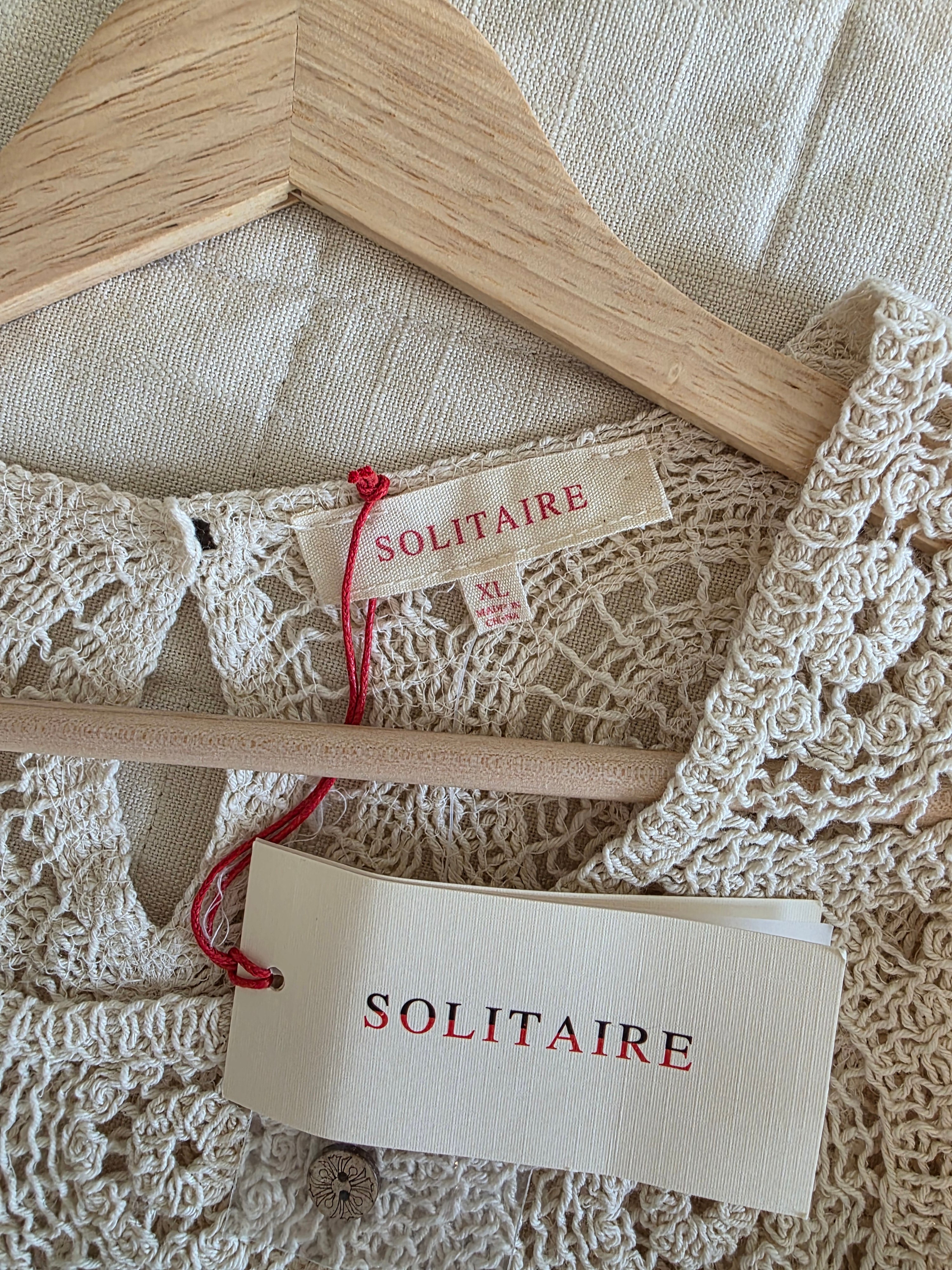 NEW Crochet Knit Blouse (XL)