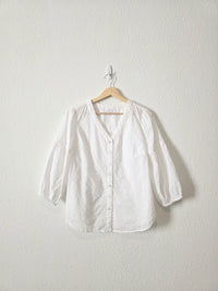 Floral Eyelet Cotton Blouse (SP)