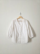 Floral Eyelet Cotton Blouse (SP)