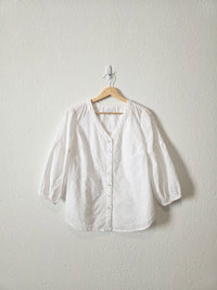 Floral Eyelet Cotton Blouse (SP)