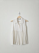 Vintage Floral Embroidered Tank (XS/S)