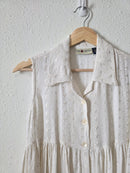Vintage Floral Embroidered Tank (XS/S)