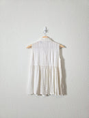 Vintage Floral Embroidered Tank (XS/S)