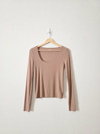 Abercrombie Ribbed Tee (S)