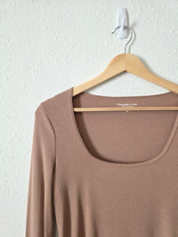 Abercrombie Ribbed Tee (S)