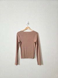 Abercrombie Ribbed Tee (S)