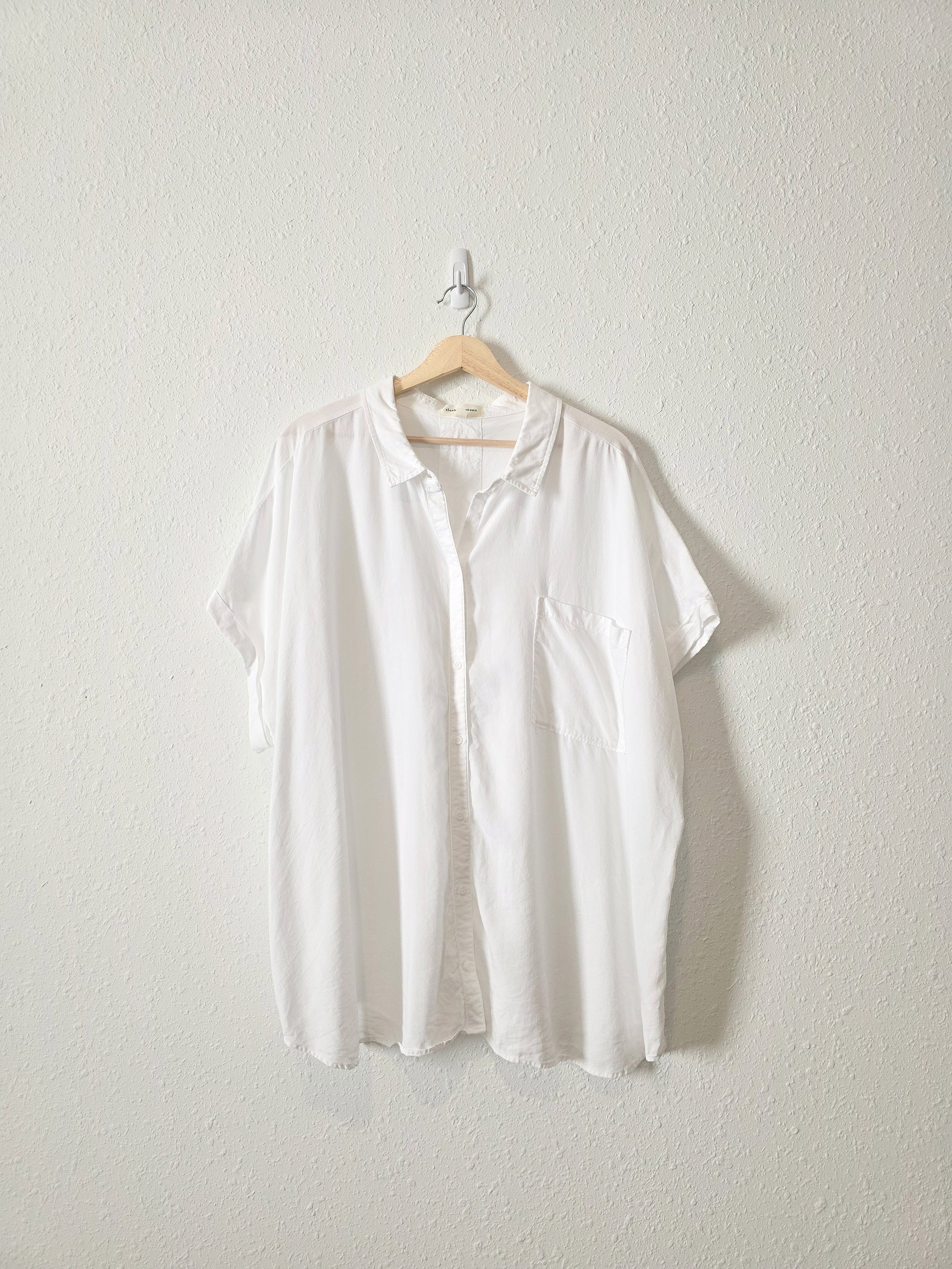 Anthropologie White Button Up (3X)