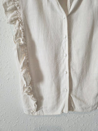 Moon River Cotton Linen Tank (S)