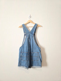 Relaxed Denim Shortalls (M)