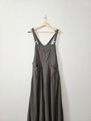 Linen Blend Balloon Overalls (L)
