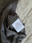 Linen Blend Balloon Overalls (L)