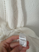 Crochet Knit Cotton Tank (L)