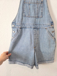 Light Wash Denim Shortalls (4/27)