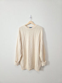 Vintage Chunky Cotton Sweater (LT)