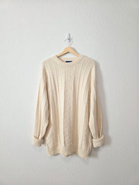Vintage Chunky Cotton Sweater (LT)