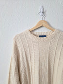 Vintage Chunky Cotton Sweater (LT)