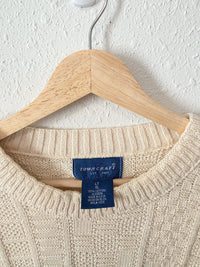 Vintage Chunky Cotton Sweater (LT)