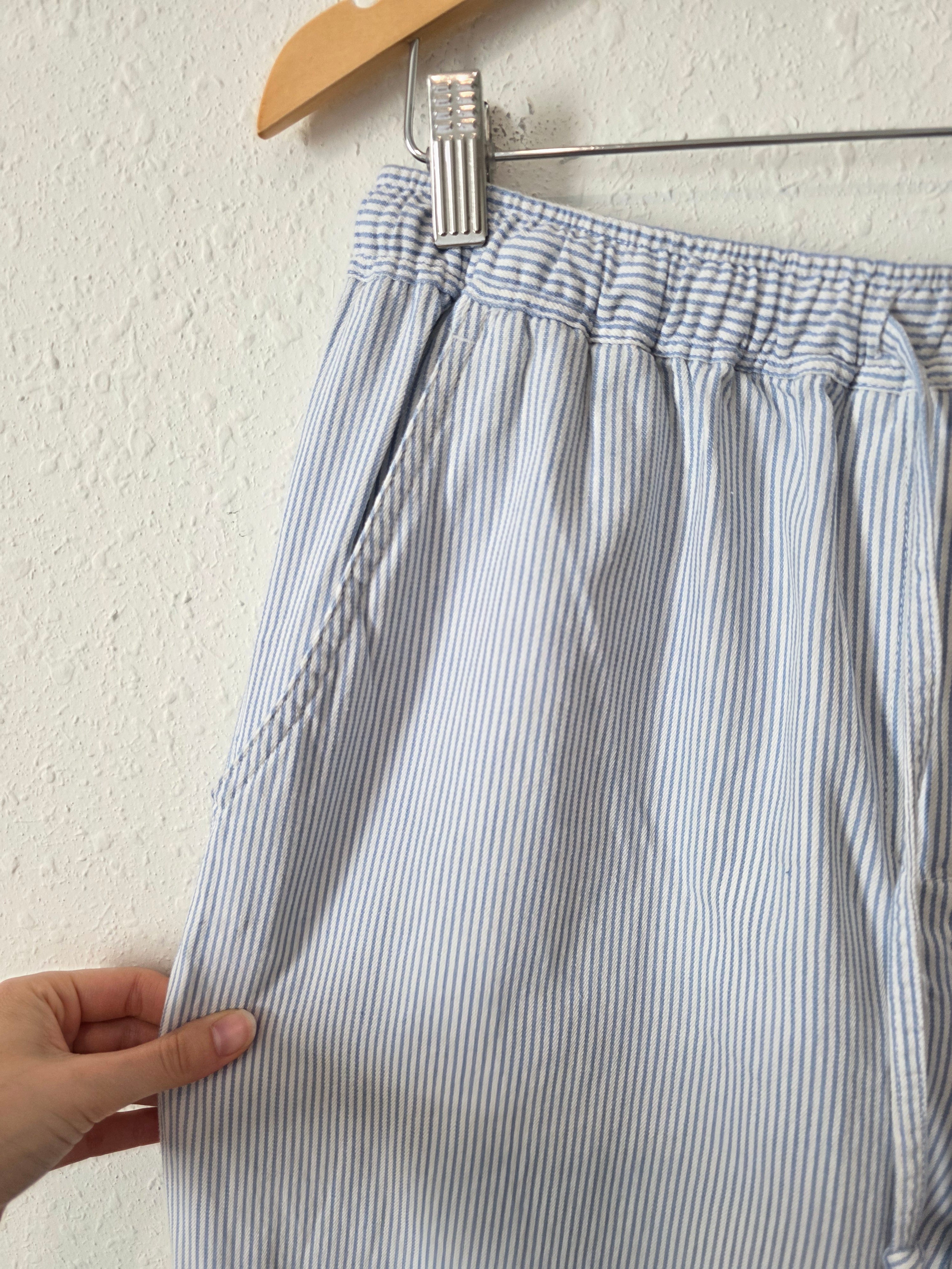 Vintage Striped Easy Pants (L)