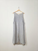 Vintage Floral Paisley Midi Dress (M)