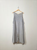 Vintage Floral Paisley Midi Dress (M)