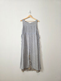 Vintage Floral Paisley Midi Dress (M)
