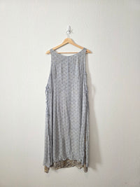 Vintage Floral Paisley Midi Dress (M)