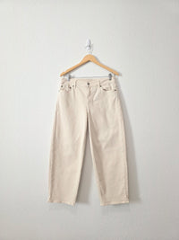 Cream Relaxed Barrel Jeans (8)