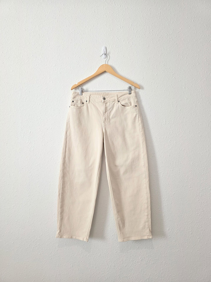 Cream Relaxed Barrel Jeans (8)