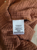 Z Supply Terracotta Gauze Romper (L)