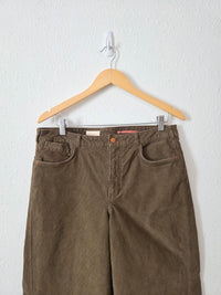 Anthropologie Brown Wide Leg Cord Pants (32)