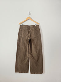 Anthropologie Brown Wide Leg Cord Pants (32)