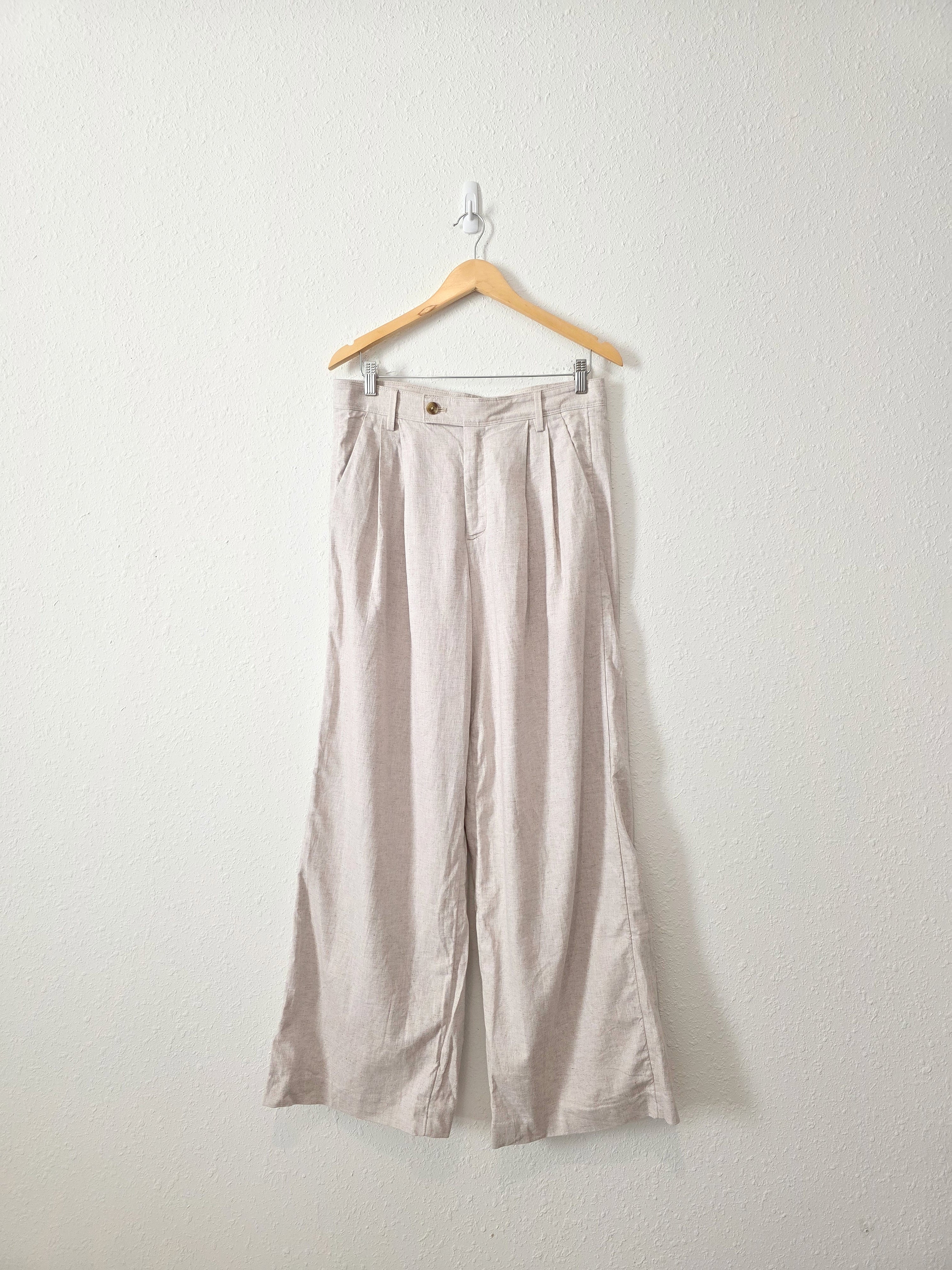 Banana Republic Wide Leg Linen Pants (8)