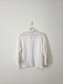 Vintage Linen Button Up Shirt (M)