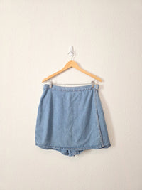 Vintage Denim Mini Skort (31)