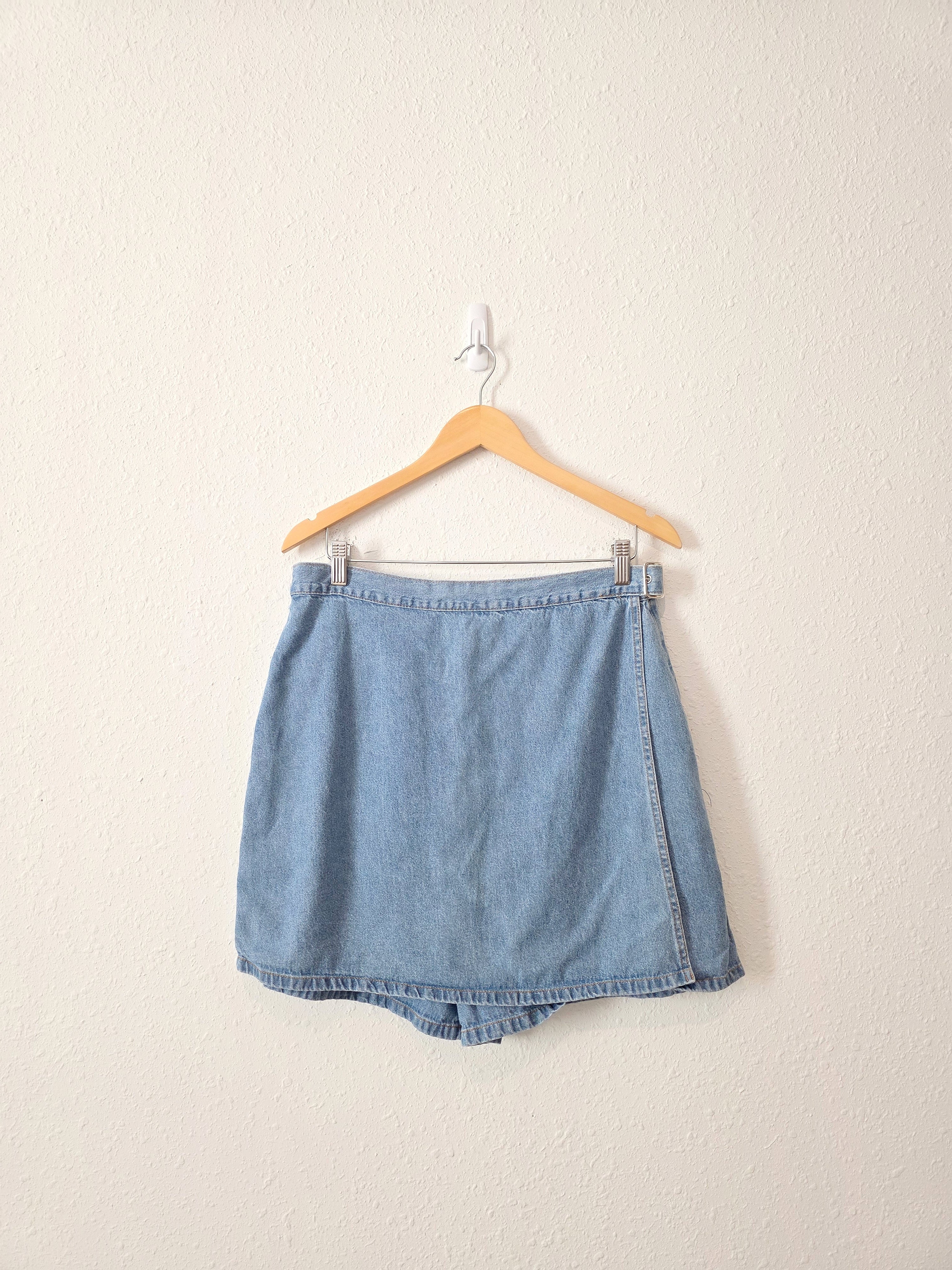 Vintage Denim Mini Skort (31)