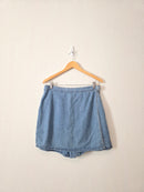 Vintage Denim Mini Skort (31)