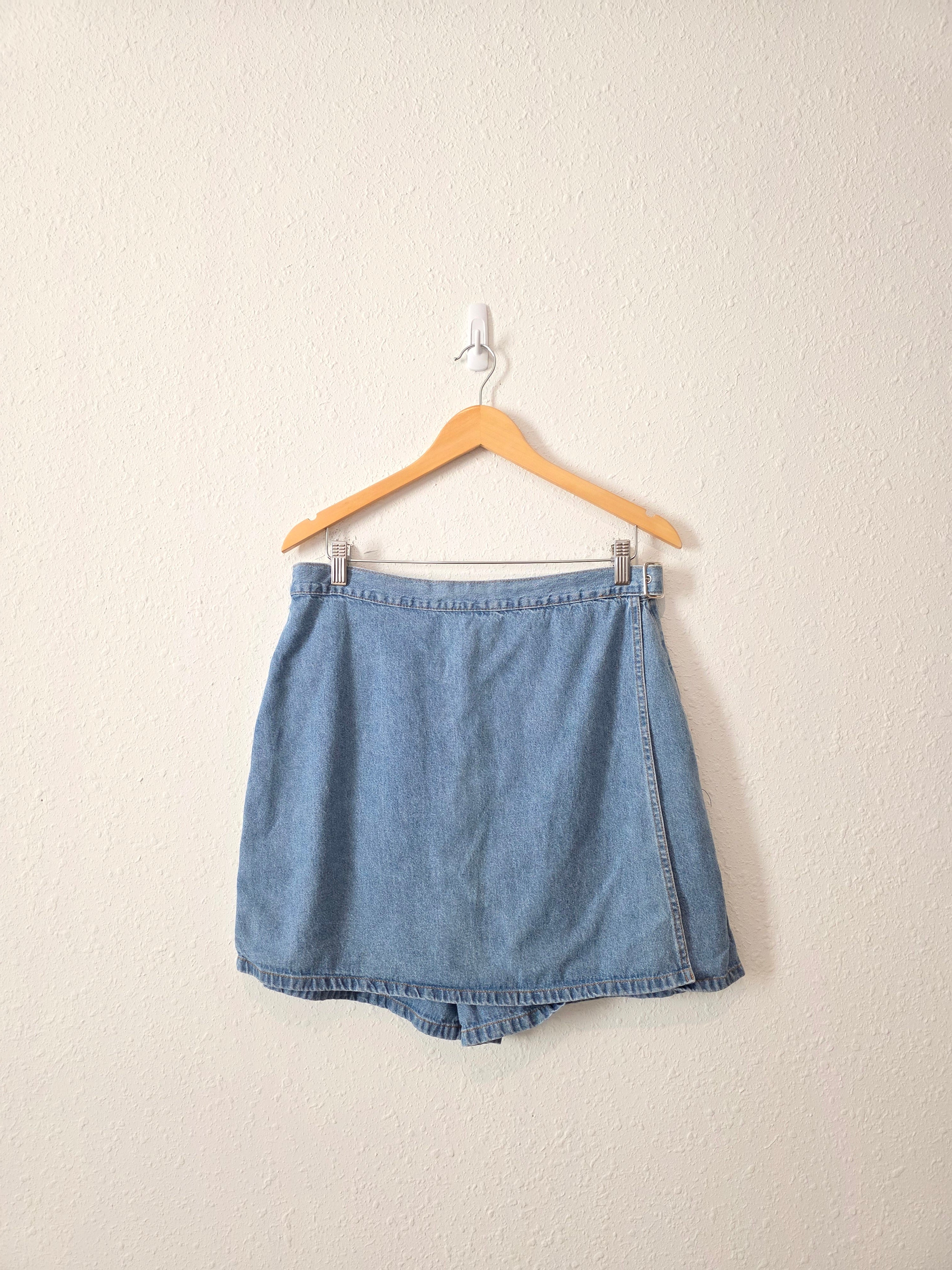 Vintage Denim Mini Skort (31)